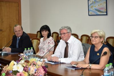 Oaspeți de la UMF ”GR. T. Popa”