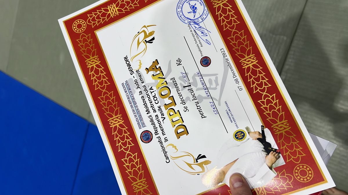 champion of the Republic of Moldova in Judo